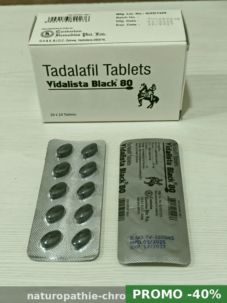 Vidalista Black: quel prix en pharmacie en France — où l'acheter?