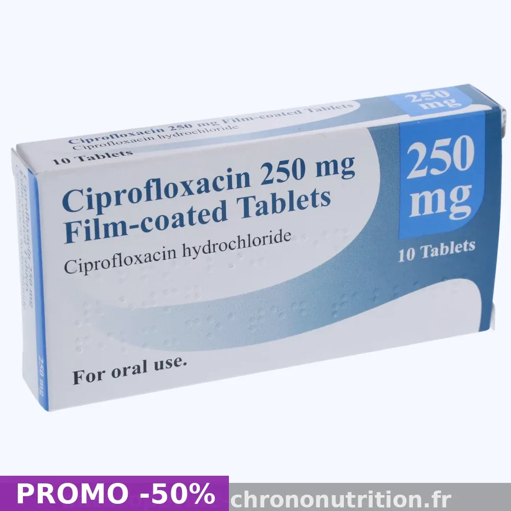 Achat Ciprofloxacin 750mg en ligne pas cher