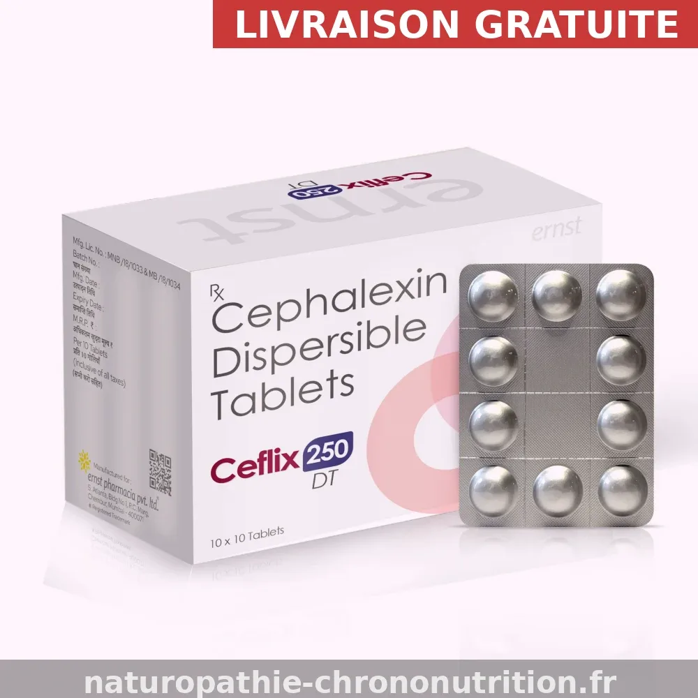 Céfalexine 500mg sans ordonnance en ligne — 0,29€ — envoi discret sous 48h