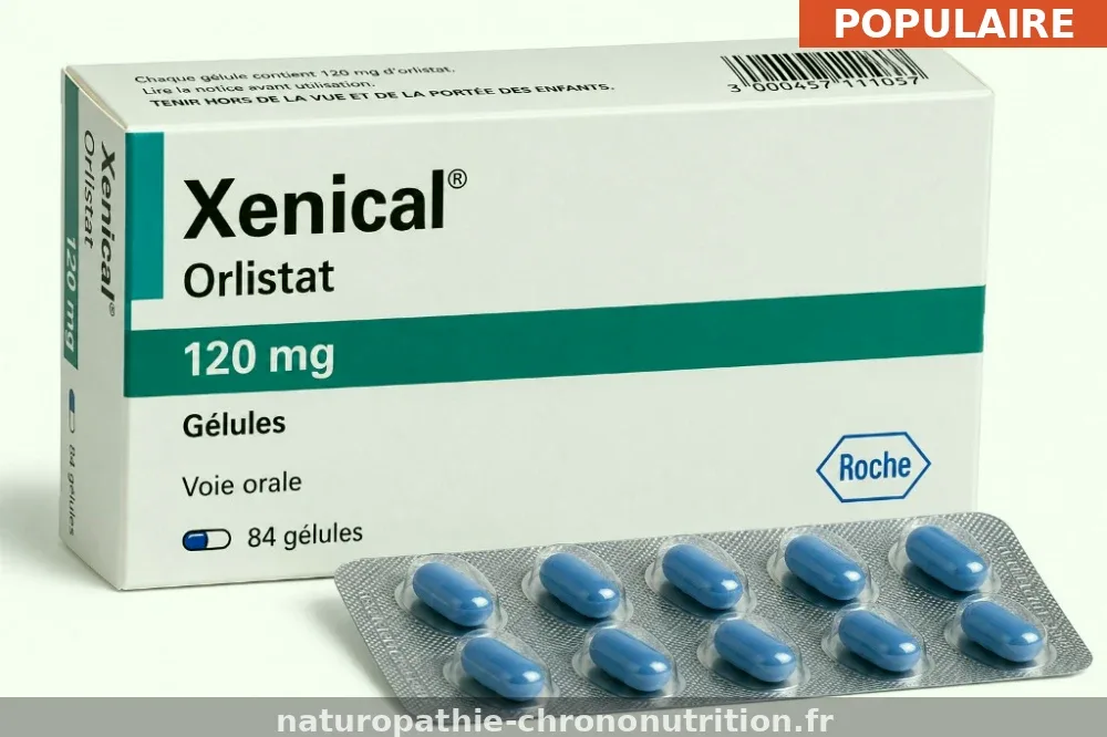Xenical 120mg sans ordonnance en France métropolitaine: 0,42€: envoi discret sous 48h