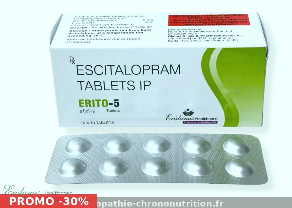 Commander Escitalopram en ligne meilleur prix - Pharmacie du Midi