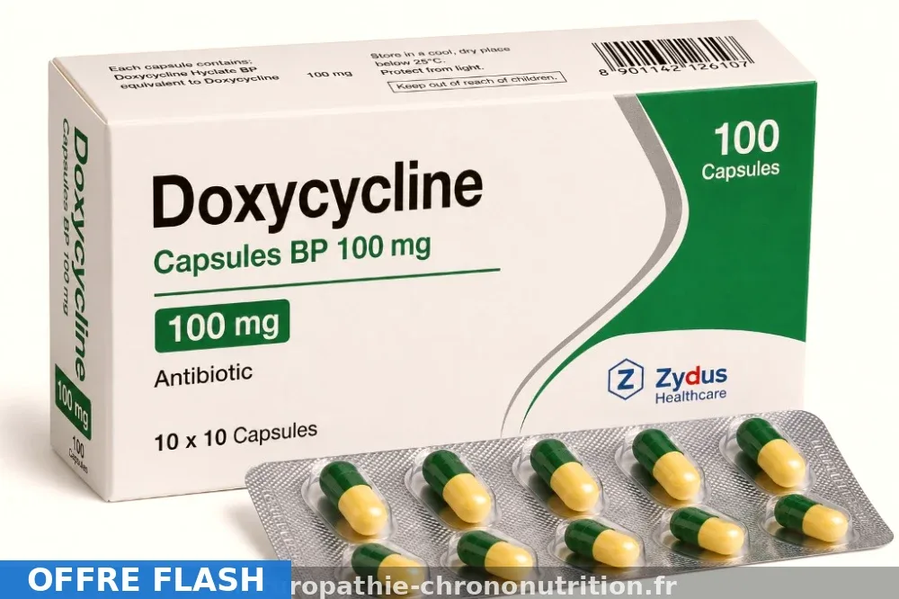 Achat Doxycycline 100mg en ligne pas cher