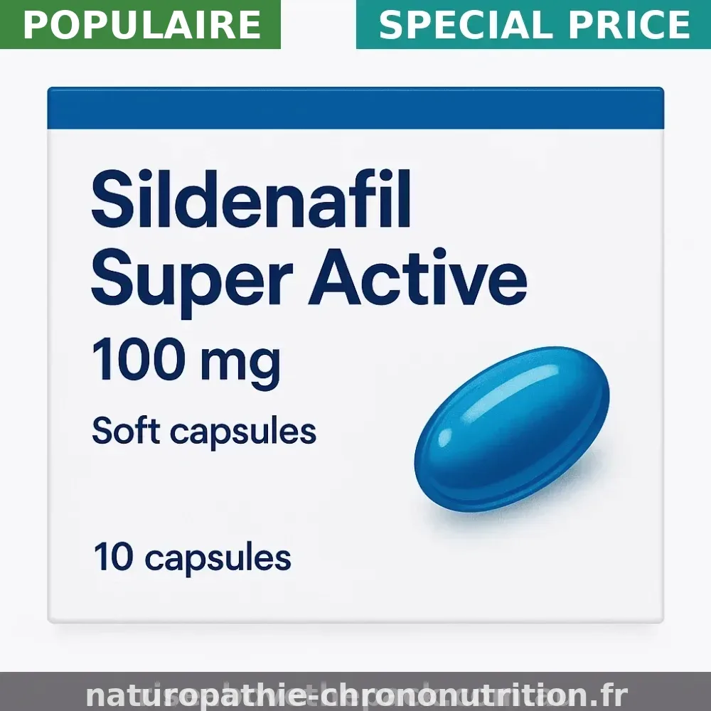 Viagra Super Active 100mg en France — 0,29€ le comprimé — livraison express en France
