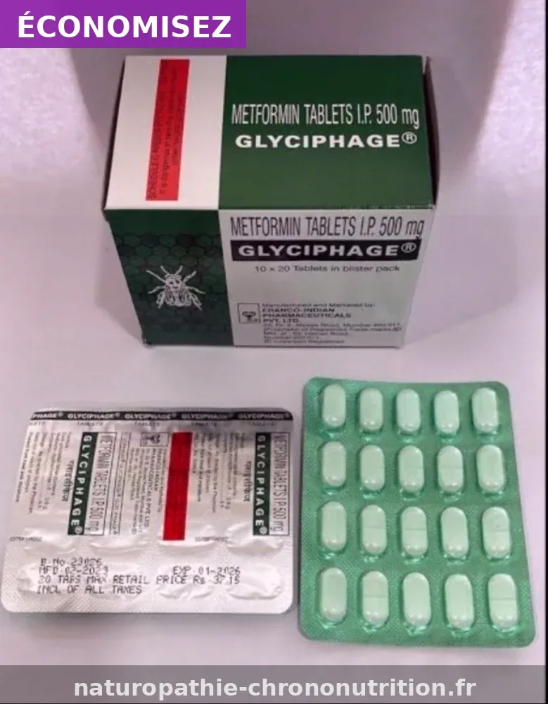 Achat Glucophage 1000mg générique livraison rapide à Lyon