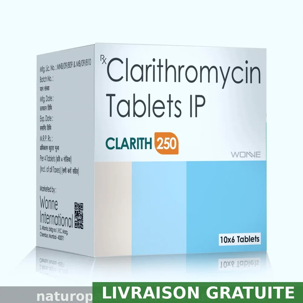 Obtenez Clarithromycine 500mg — 0,55€ — livraison express à Paris à Paris
